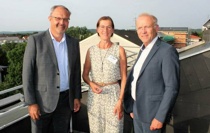 Engagieren sich ab sofort im Aufsichtsrat der Baugenossenschaft Wolfratshausen: (v. li.) Markus Schweiger, Birgit Barath und Dr. Peter Baltzer. Foto:Peter Herrmann 