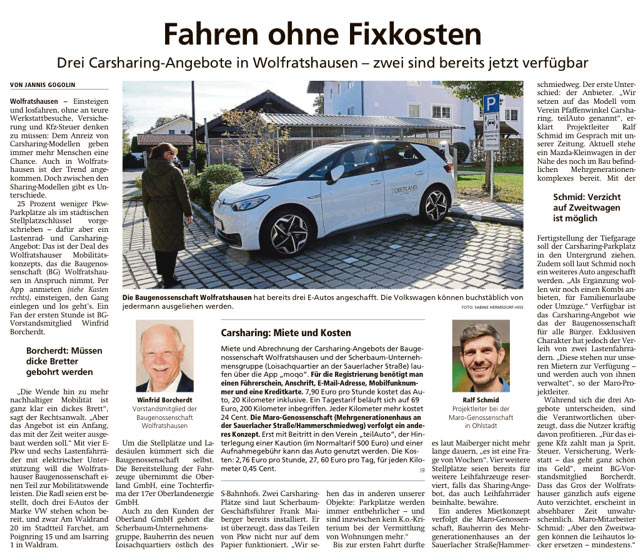 Fahren ohne Fixkosten